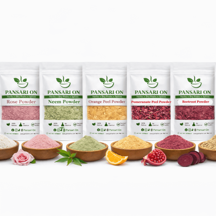 Neem Powder , Rose Powder , Multani Mitti , Rice Powder , Beetroot Powder , Orange Peel Powder , Pomegranate Peel Powder , pansari on 2 Neem Powder , Rose Powder