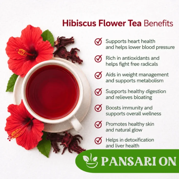 hibiscus flower tea benefit, pansari on (1)