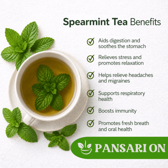 spearmint tea benefits, pansari on (1)